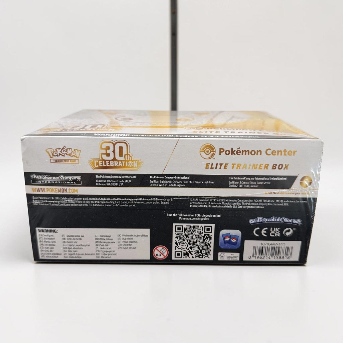 Pokémon TCG: 30th Celebration Pokémon Center Elite Trainer Box